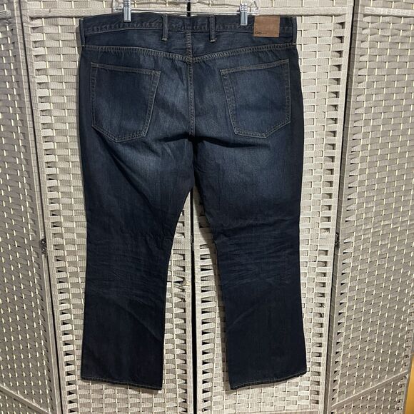 Gap 1969 Boot Cut Jeans Men’s 40X30 Blue Dark Wash ROCKAWAY Cotton Denim EUC - Picture 2 of 12
